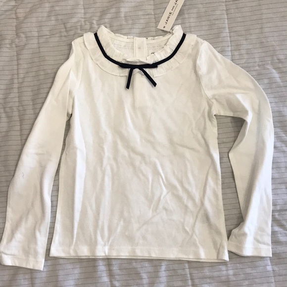 Janie and Jack Other - 🆕 Janie and Jack white top w/ ruffle detail - NWT
